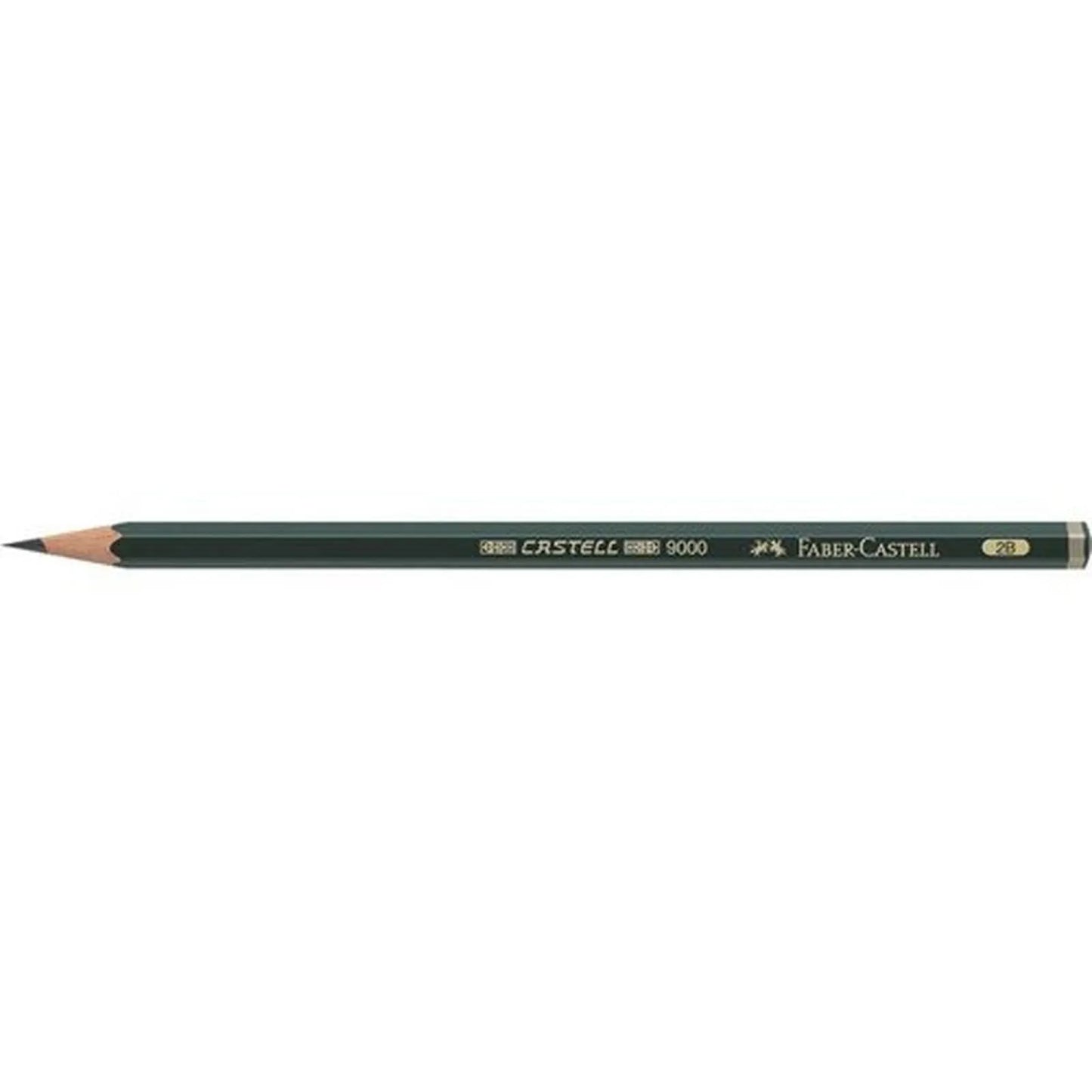Crayon papier 9000 2B hexagonal mine - Faber Castell - Librairie Oxford City