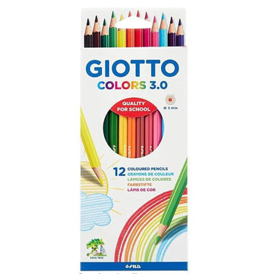 Crayons Couleur 12*18 GIOTTO COLORS 3.0 - Librairie Oxford City