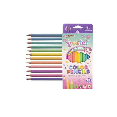 CRAYONS COULEURS 12 - PASTEL - Librairie Oxford City