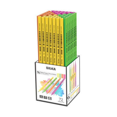 crayons néon triangulaires Silka Kaly - Librairie Oxford City