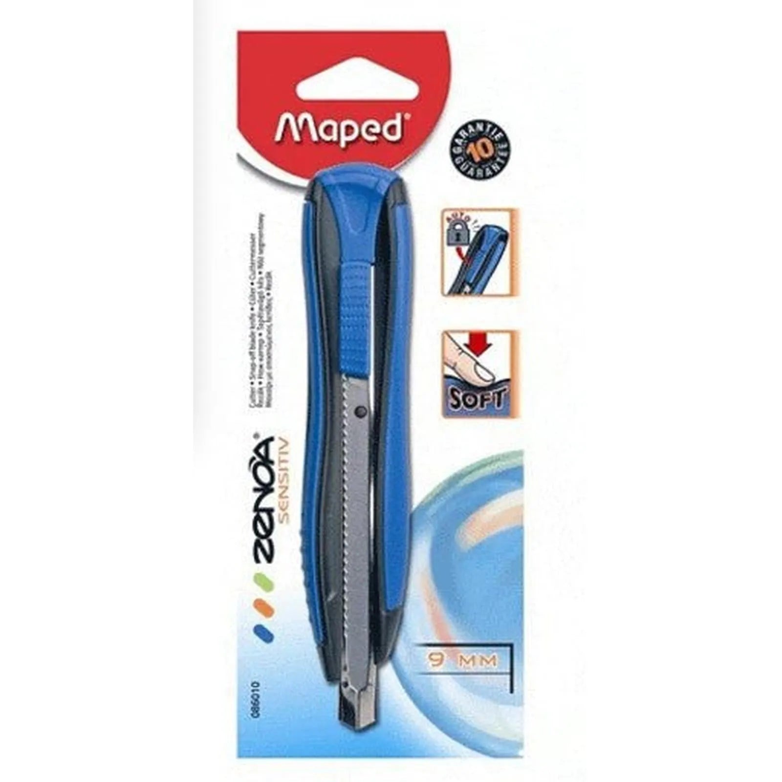 Cutter Zenoa 9MM BLS 086010 MAPED - Librairie Oxford City