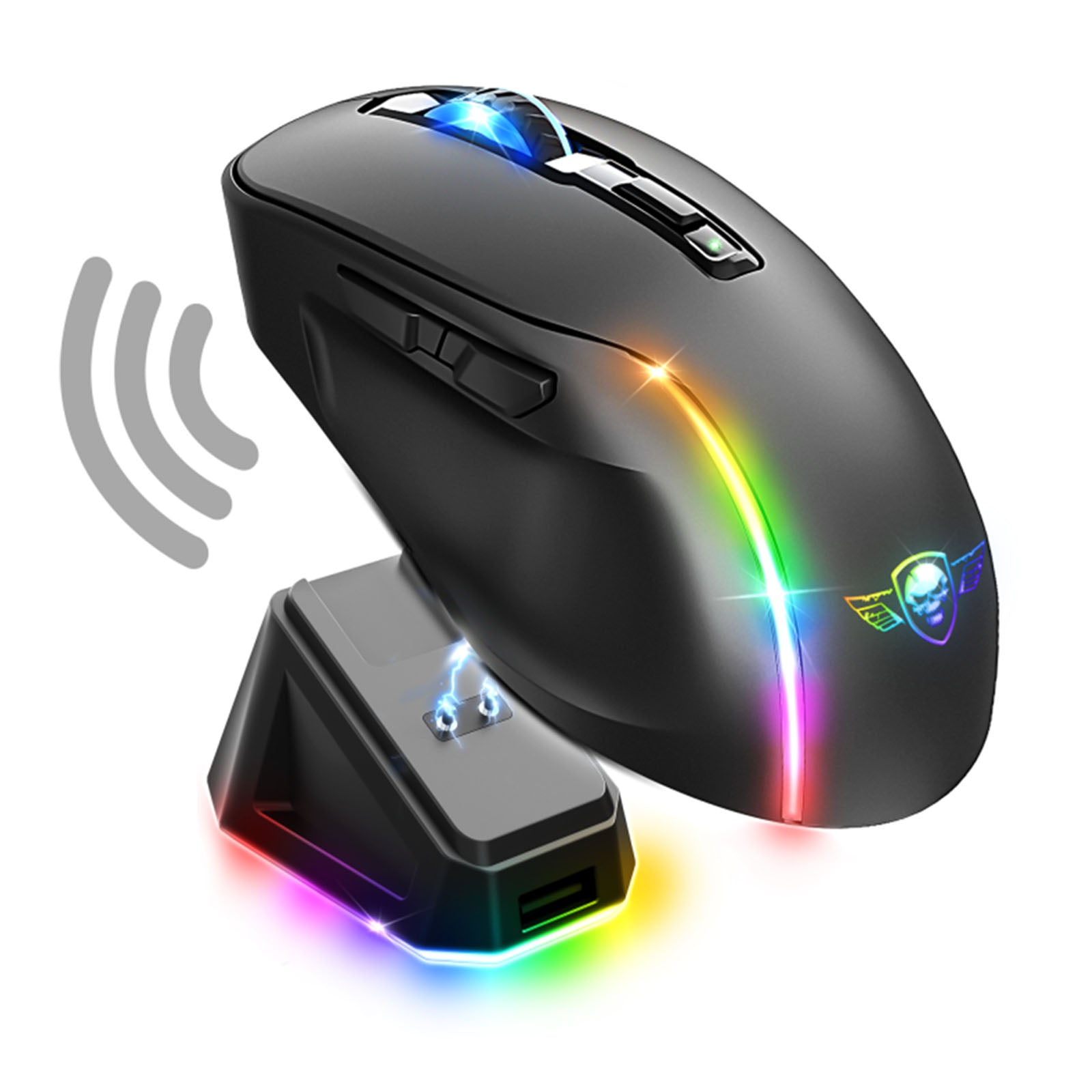 Souris de Jeu Sans Fil Elite M50 Dark RGB - Librairie Oxford City