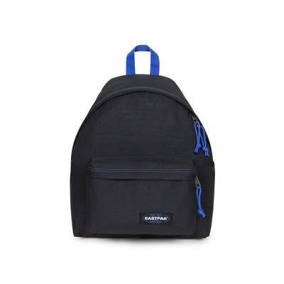 Sac à dos Eastpak B0Q noir et bleu, vue de face
