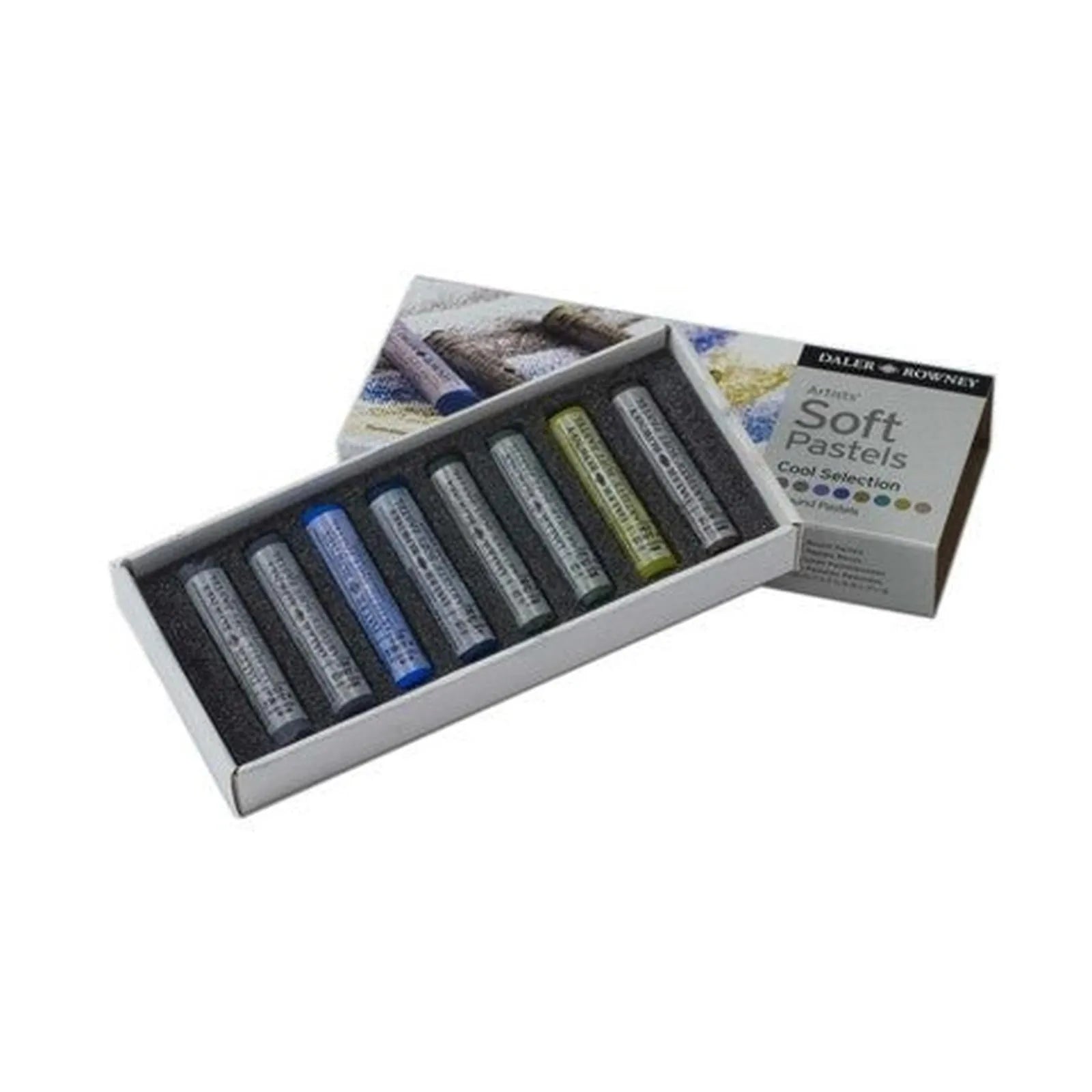 Daler - Rowney Soft Pastels - Cool Selection Set of 8 - Librairie Oxford City
