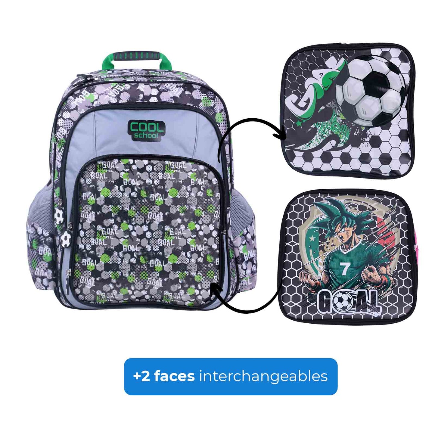 Sac à Dos Scolaire Cool School - 3 Faces - Librairie Oxford City