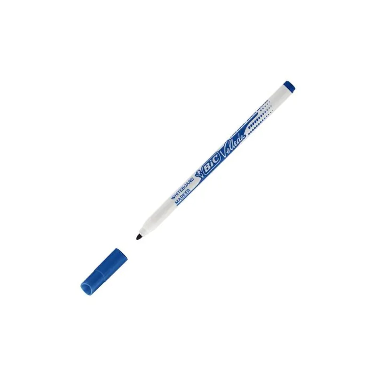 Pack de 4 marqueurs BIC bleus et blancs pour tableau blanc