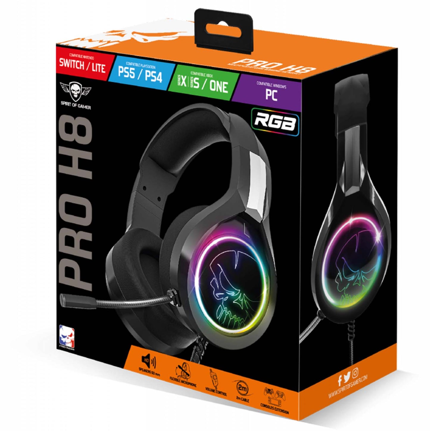 Casque Gaming PRO - H8 DARK - Librairie Oxford City