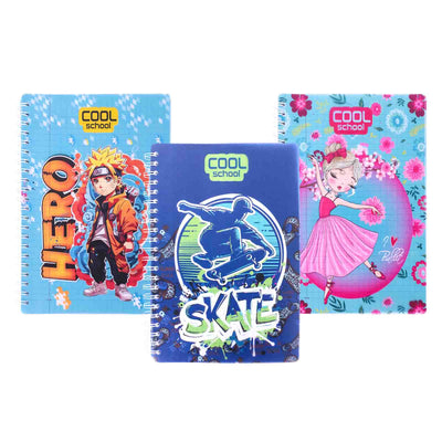 Cool School - Cahier à Spirale 192 Pages Grand Format - Librairie Oxford City