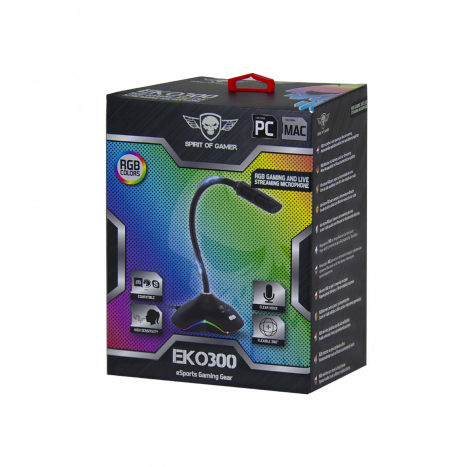 Microphone EKO 300 RGB - Librairie Oxford City