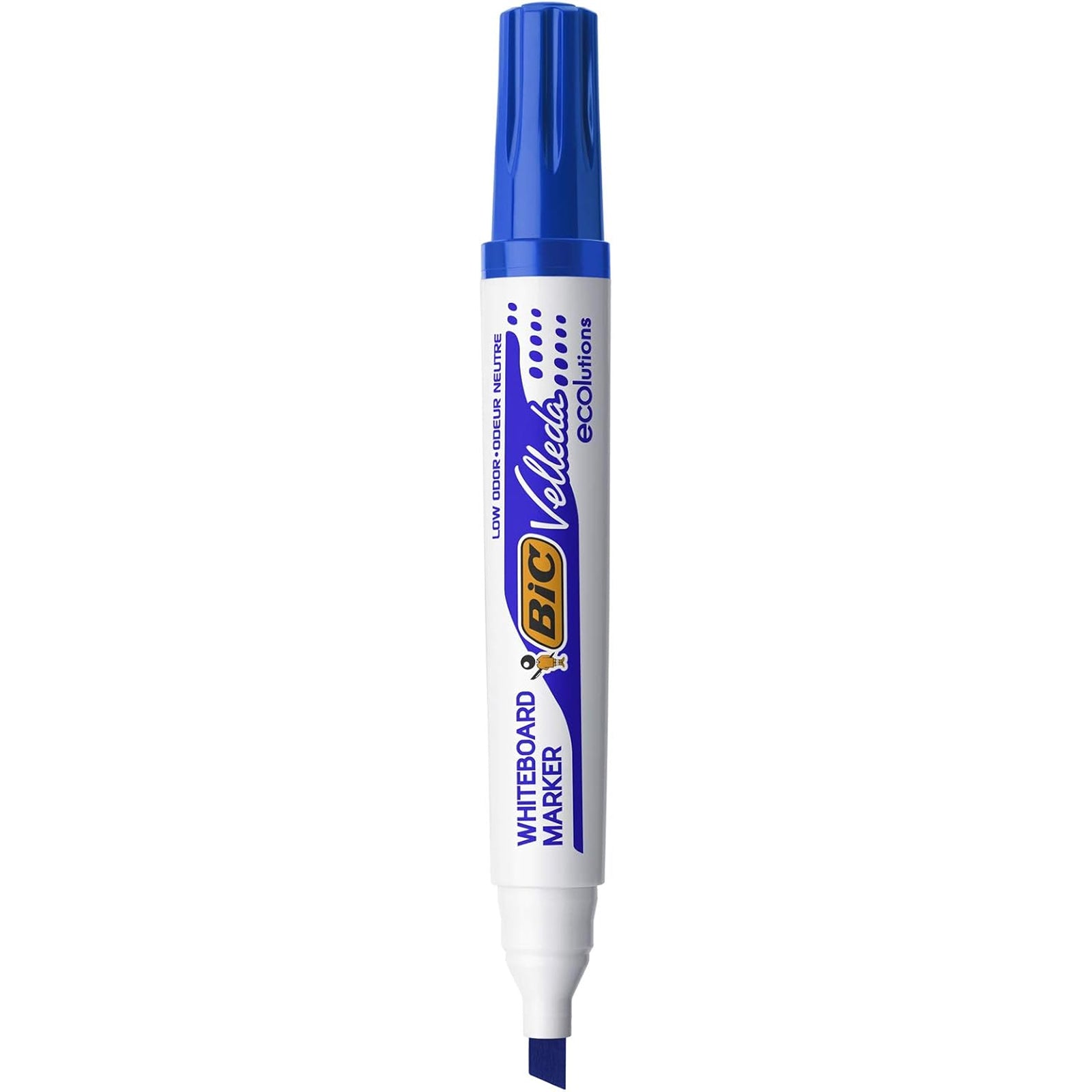 Marqueurs pour tableau blanc effaçables à sec BIC Velleda 1751 ECOlutions, pointe biseautée moyenne - Librairie Oxford City