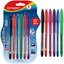Stylo bille KEYROAD Soft Jet, 0,7 mm, lot de 6, blister, couleurs assorties - Librairie Oxford City