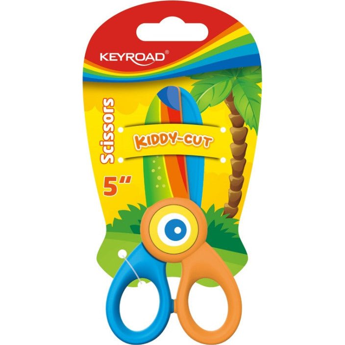Keyroad – Ciseaux Kiddy - cut enfant lame plastique courbée - Librairie Oxford City