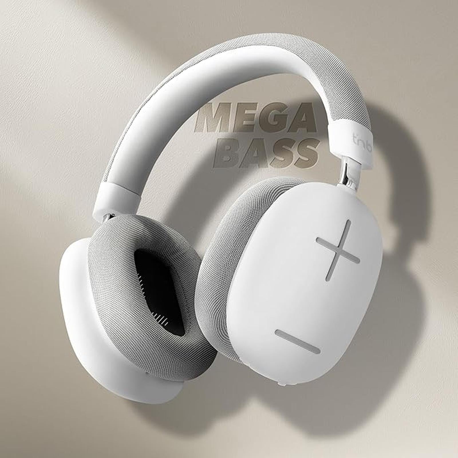 Casque Sans Fil TNB Bounce Max CBBOUNCE2WH Mega Bass - Blanc - Librairie Oxford City
