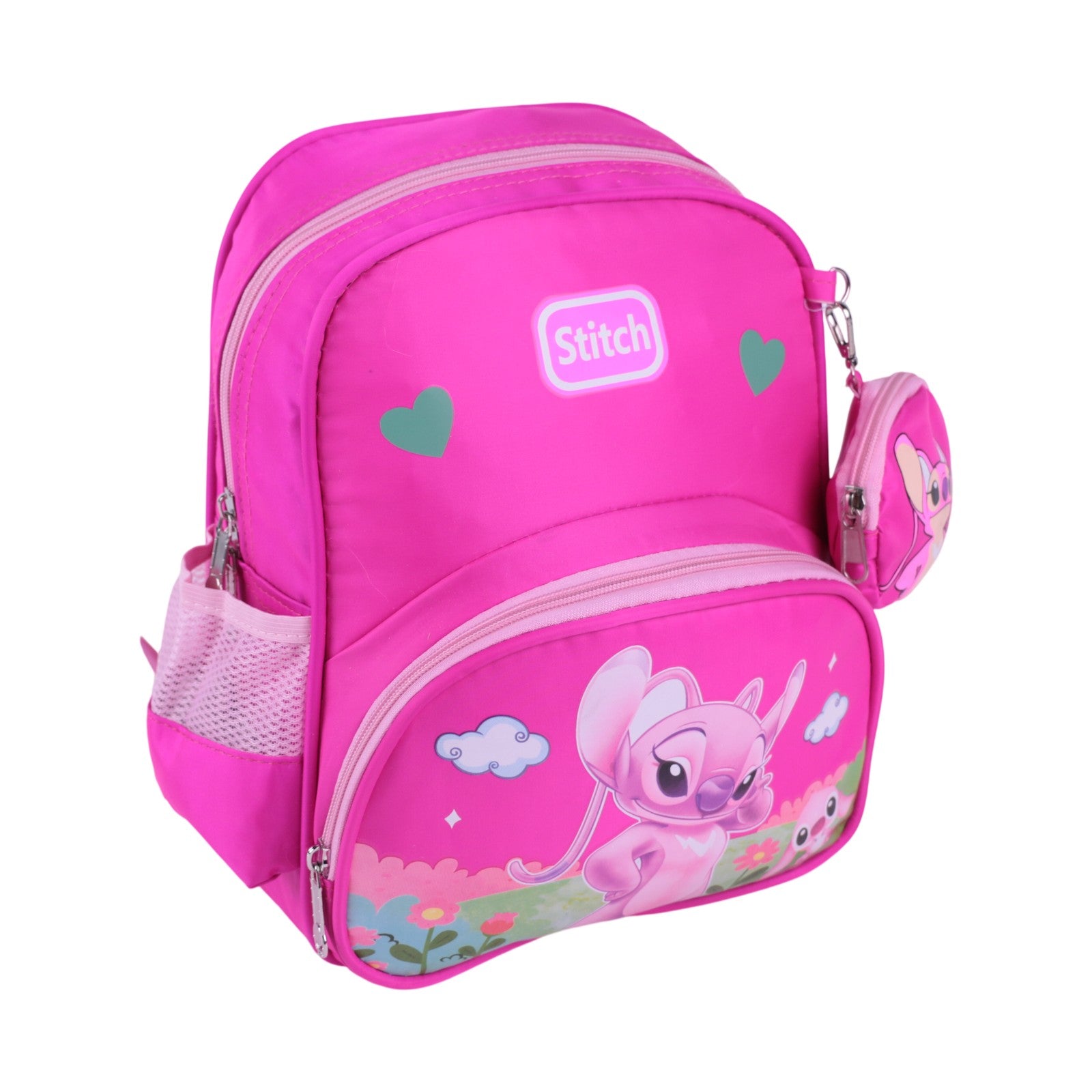Cartable Stitch avec Porte-Monnaie — Sac à Dos Enfant - Librairie Oxford City