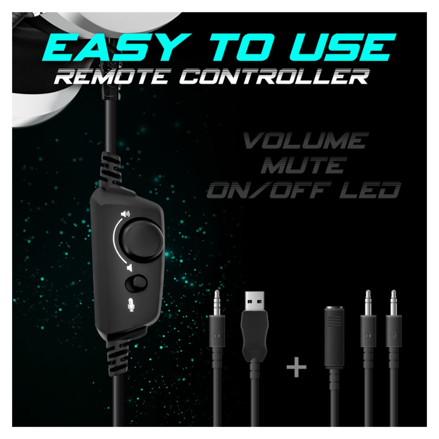 Casque Gaming PRO H8 LED RGB avec Microphone - Librairie Oxford City