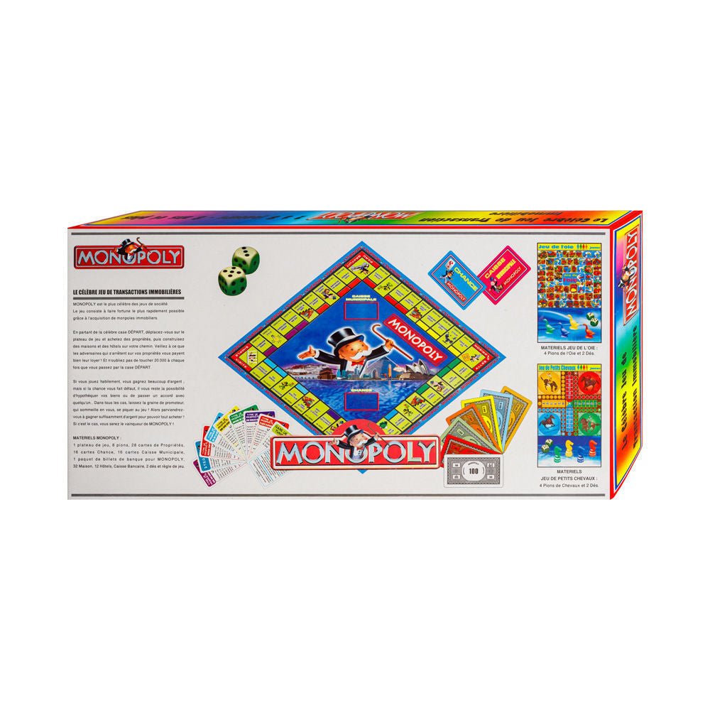 Monopoly Français GM + 2 Jeux - Librairie Oxford City