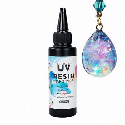 Résine UV Hard Type 100g — Crystal Clear, Anti-Jaunissement - Librairie Oxford City