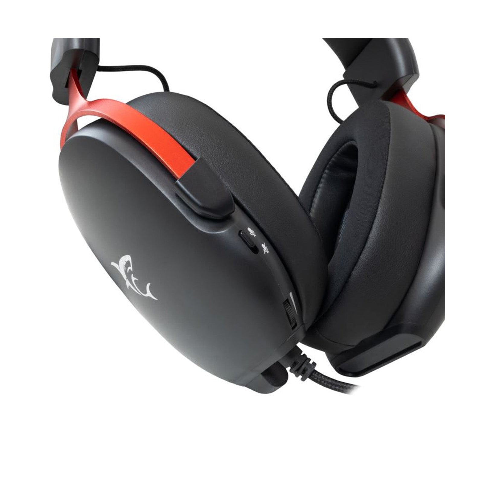 Casque gaming WHITE SHARK GH - 2445 FOX noir - Librairie Oxford City