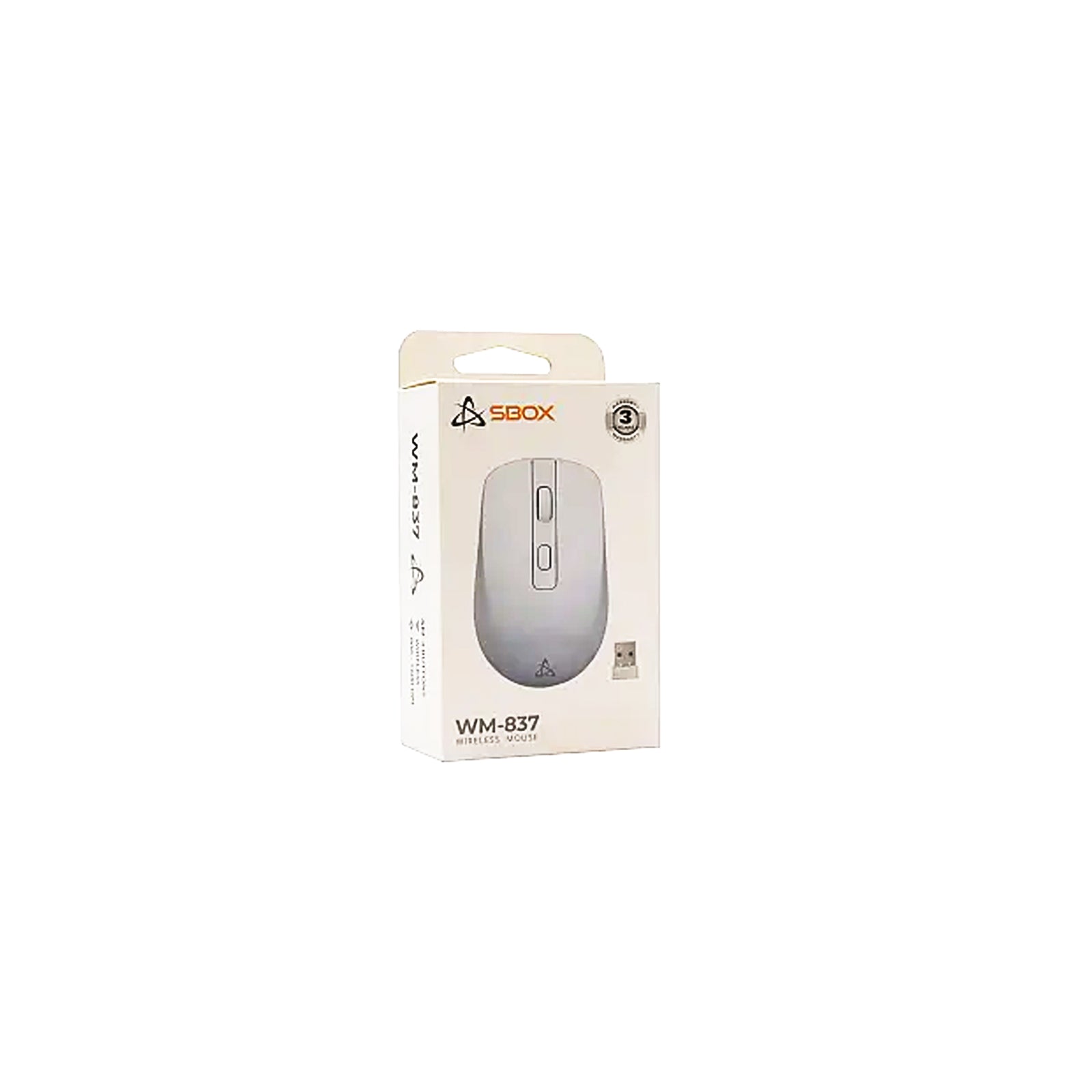 Souris Sbox WM - 837 White - Librairie Oxford City