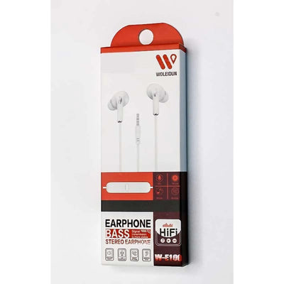 Écouteur stereo W - E100 WOLEIDUM - Librairie Oxford City