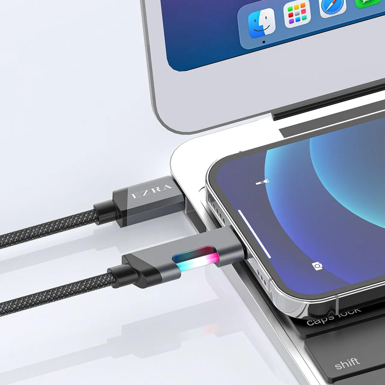 Câble USB - C Éclairage LED Ezra - Librairie Oxford City