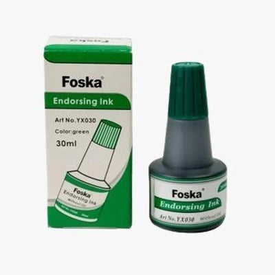 Encre à tampon vert - FOSKA - Librairie Oxford City