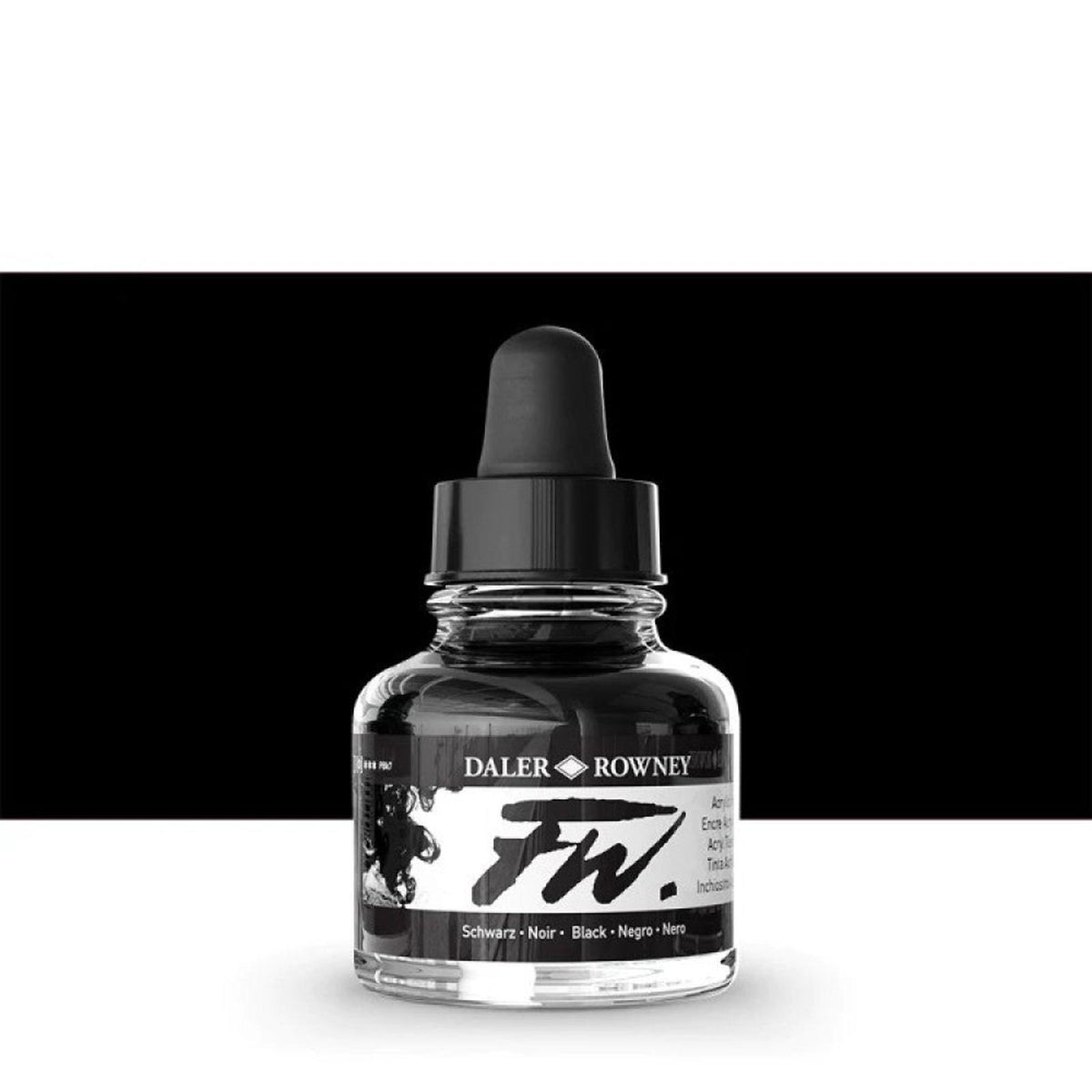 ENCRE ACRYLIQUE NOIR 29.5ML - Librairie Oxford City