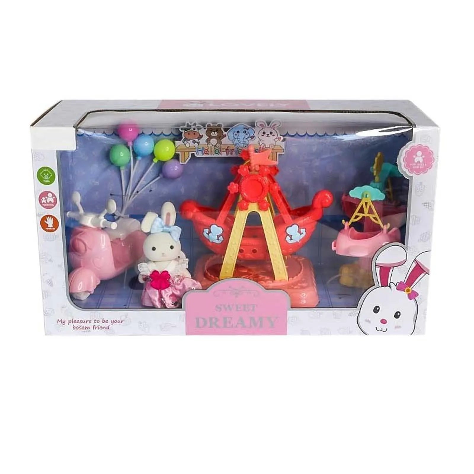 Ensemble de jeux de parc d'attractions Rabbit - Librairie Oxford City