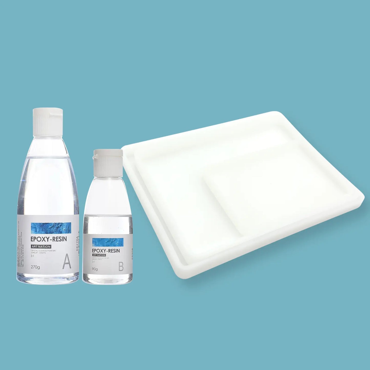 Pack Résine Créative – Époxy ou UV + Moule Silicone - Librairie Oxford City