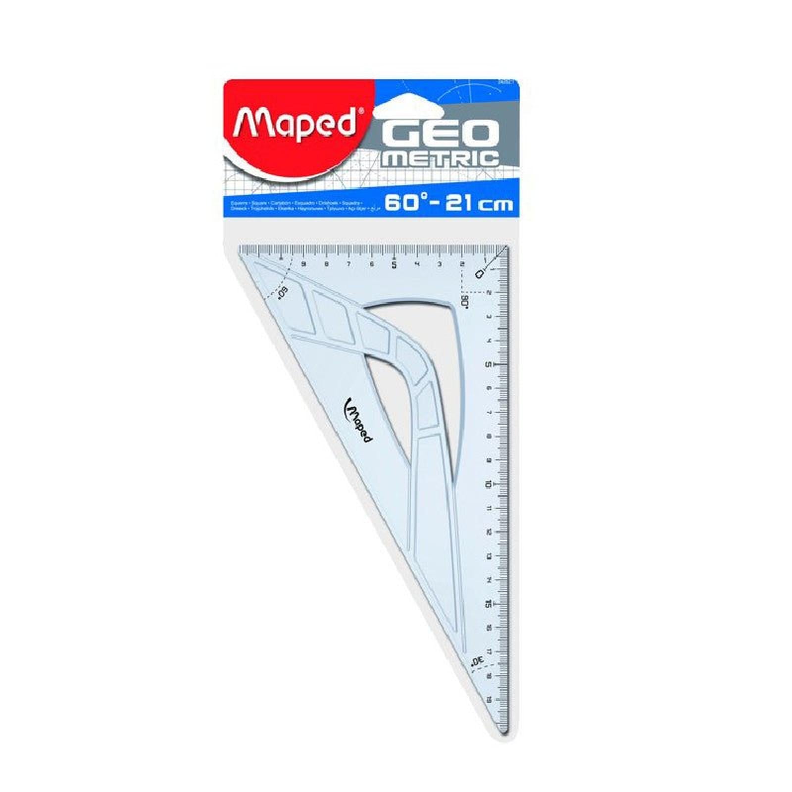 EQUERRE 60° 21CM GEOMETRIC 242621 MAPED - Librairie Oxford City