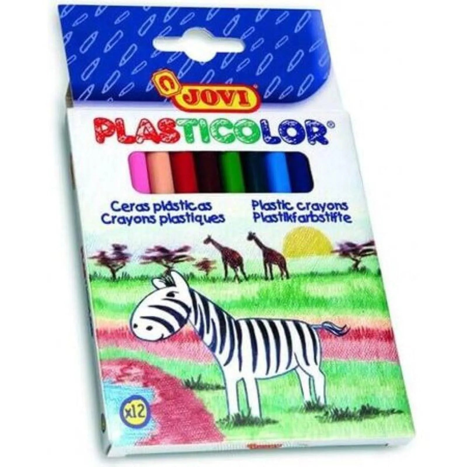 ETUI 12 CRAYONS PLASTIQUES JOVI ART - Librairie Oxford City