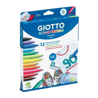 ETUI 12 FEUTRES GIOTTO DECOR TEXTILE - Librairie Oxford City