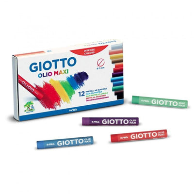 ETUI 12 PASTEL A L'HUILE GIOTTO - Librairie Oxford City