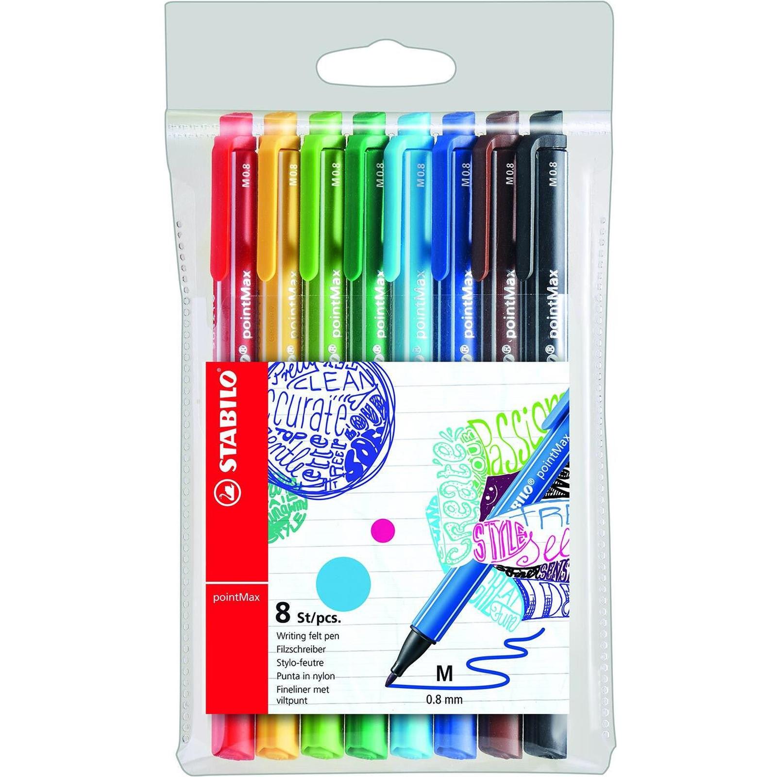 Etui STABILO de 8 feutres pointMax - Librairie Oxford City