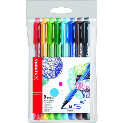 Etui STABILO de 8 feutres pointMax - Librairie Oxford City