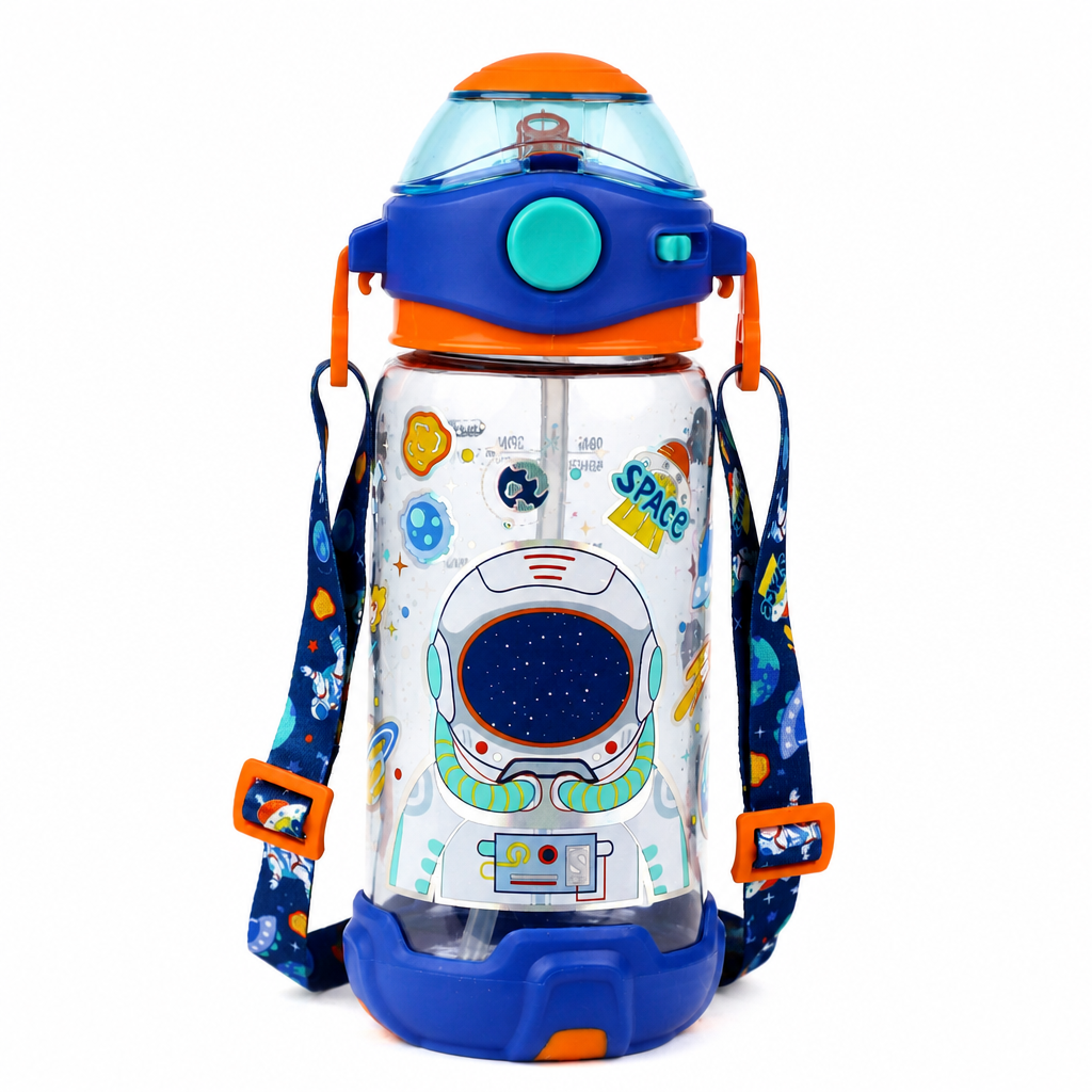 Vest - Gourde Enfant Motif Espace avec Sangle