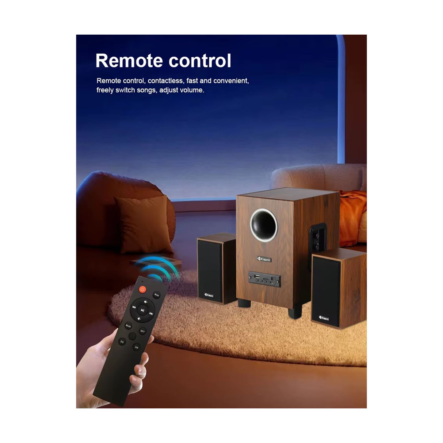 Ensemble Haut - Parleur Kisonli TM9300LM avec Subwoofer - Librairie Oxford City