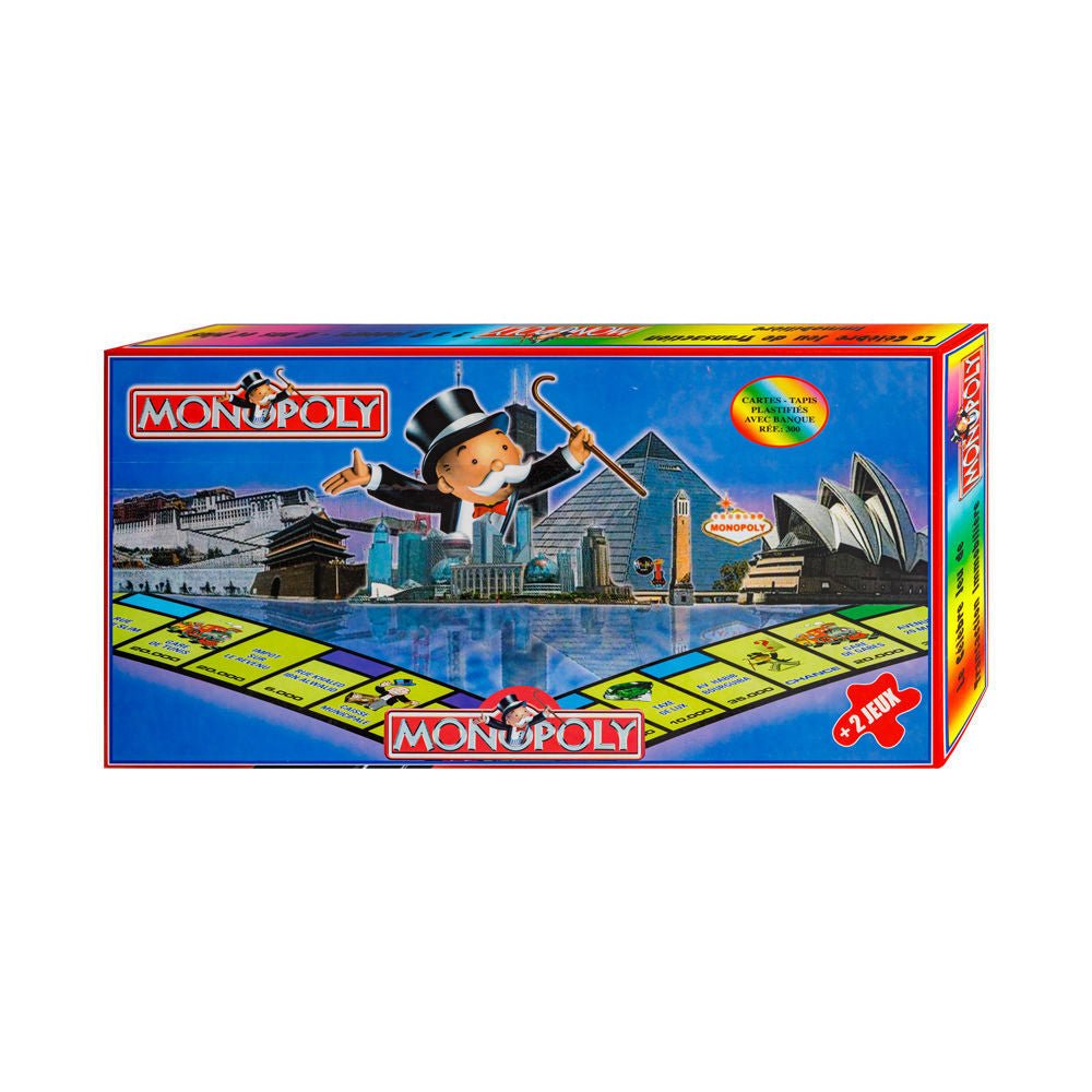 Monopoly Français GM + 2 Jeux - Librairie Oxford City