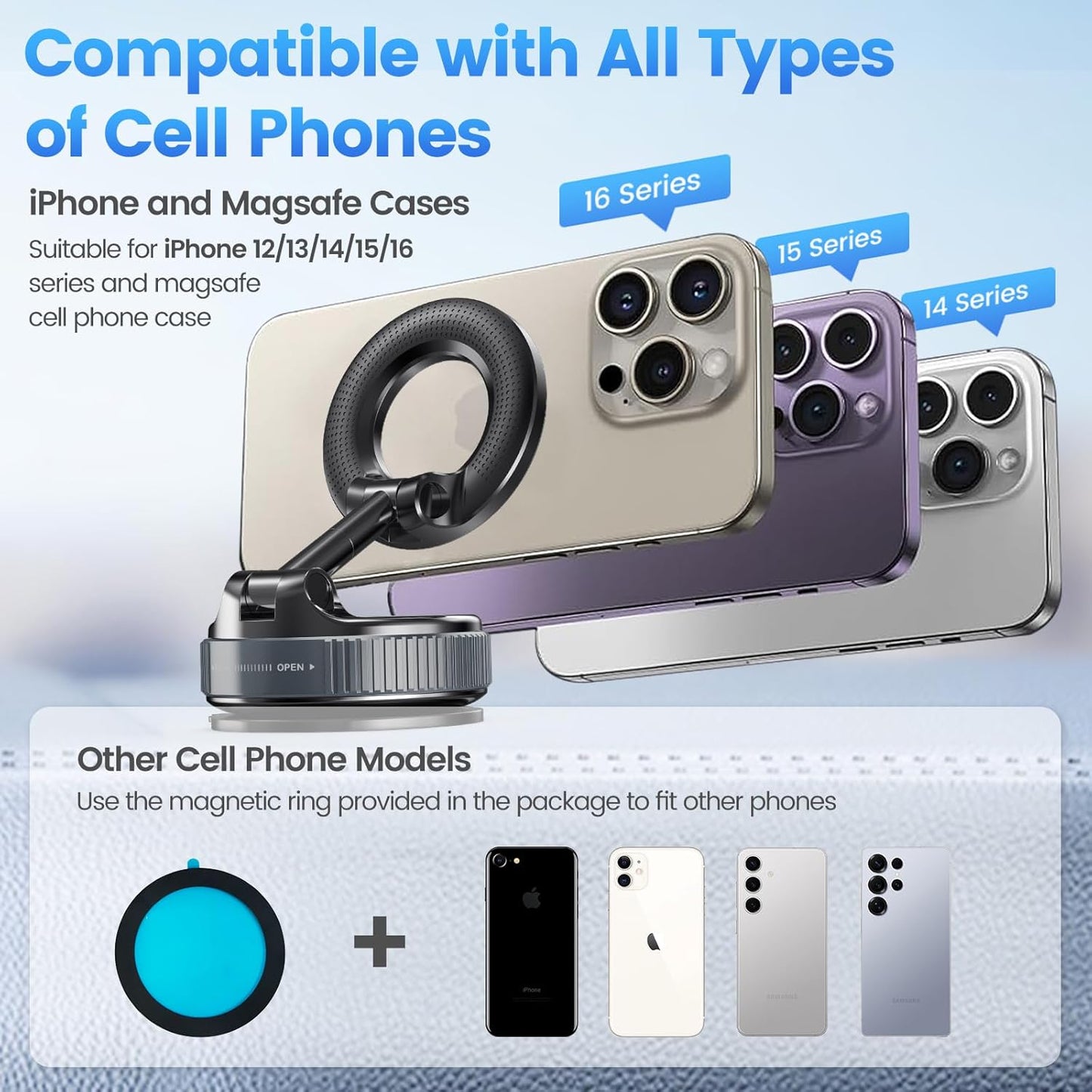 Support Voiture Magnétique K007 Réglable - Librairie Oxford City