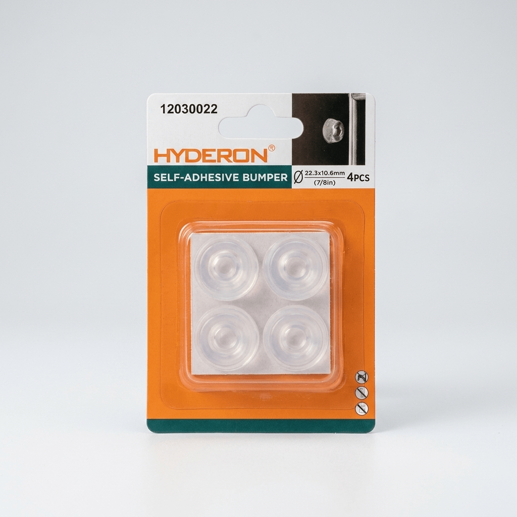Hyderon Bumpers Auto-Adhésifs HEB-14 — Lot de 4 — Caoutchouc - Librairie Oxford City