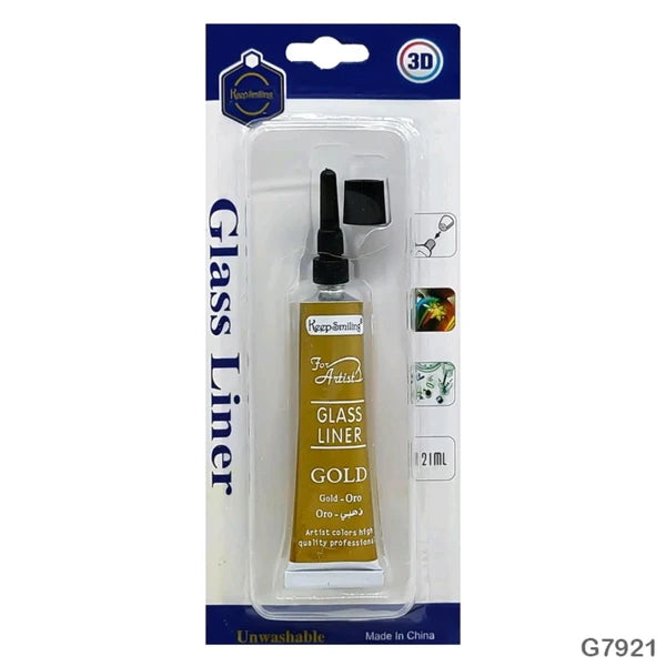Tube cerne relief 3D KeepSmiling couleur or 21ml