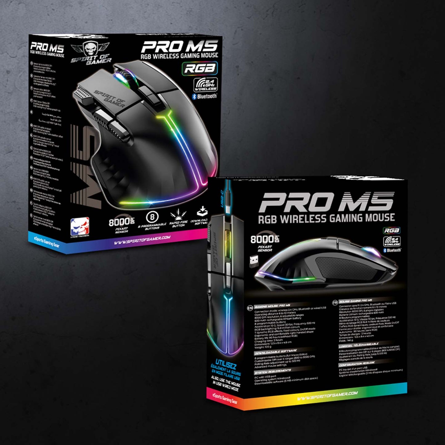 PRO M5 FONCÉ SANS FIL - Librairie Oxford City