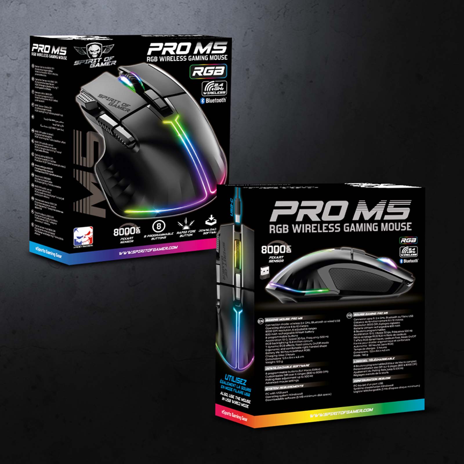 PRO M5 FONCÉ SANS FIL - Librairie Oxford City