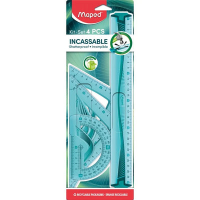 Maped Incassable - Kit de traçage flexible 4 pièces - incassable - Librairie Oxford City