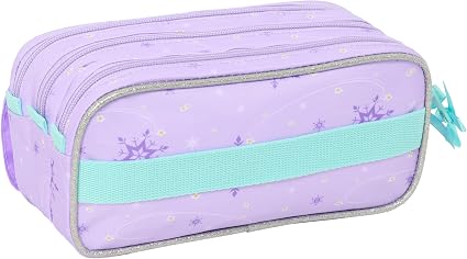 Trousse Safta Frozen 3 Compartiments — Elsa & Anna