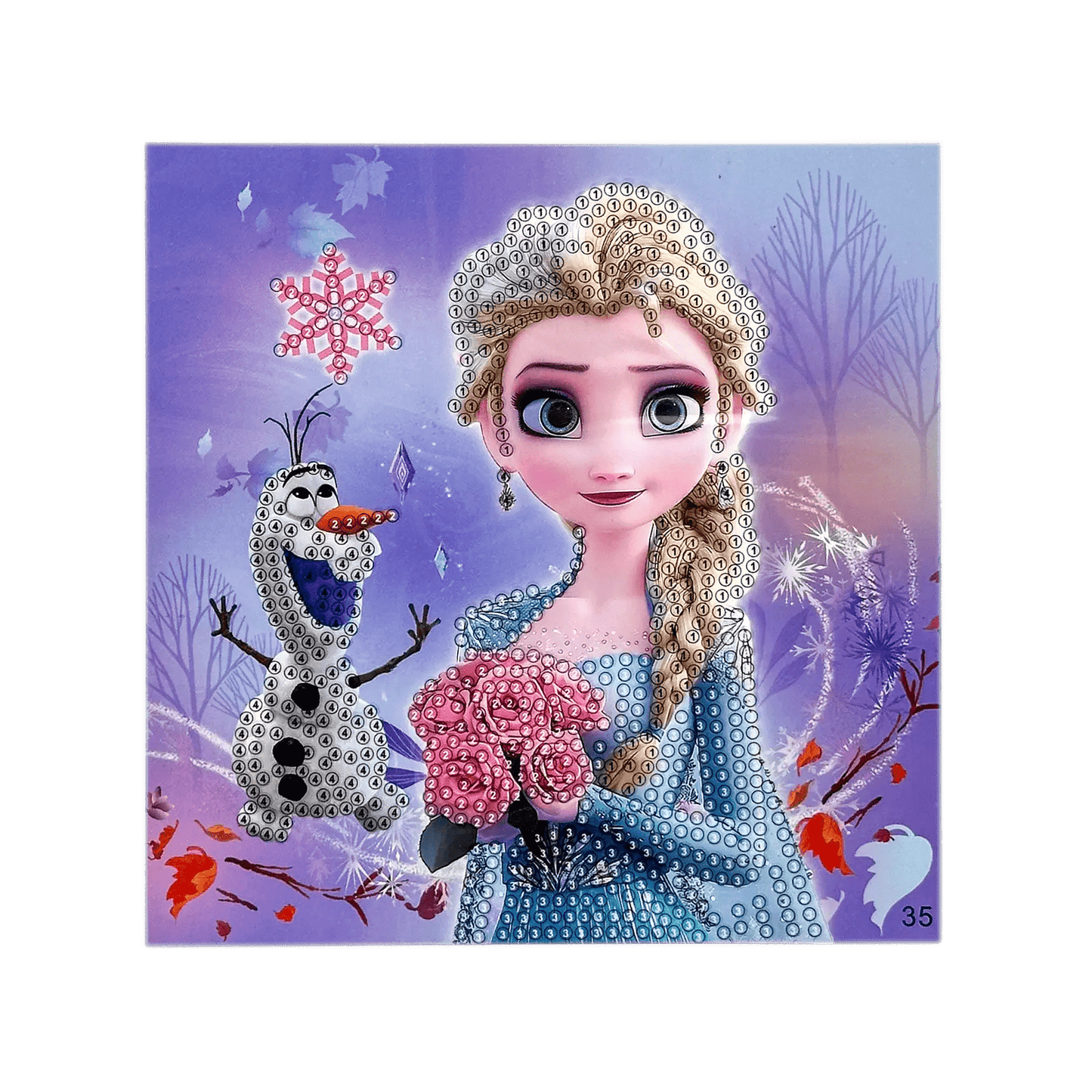Kit Diamond Painting Enfant (15cm) – DIY Tableaux & Stickers Brillants ✨