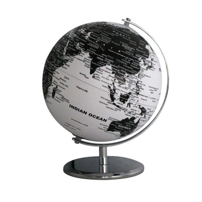 Globe Lumineux D20 Anglais - Argent - Librairie Oxford City