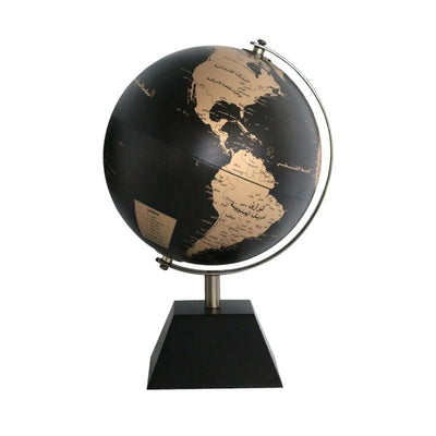 Globe Lumineux D20 Arabe - Noir - Librairie Oxford City