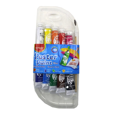 GOUACHE DE 10 TUBES 10ML KEYROAD - Librairie Oxford City
