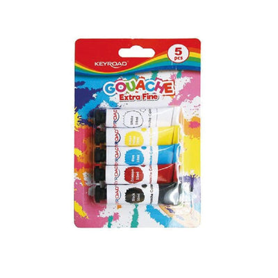 GOUACHE DE 5 TUBES 10ML - Librairie Oxford City